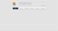 Desktop Screenshot of gabuilding.co.za